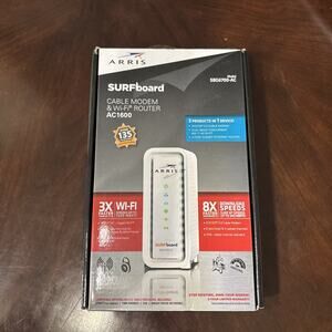 ARRIS SURFboard SBG6700AC DOCSIS 3.0 Wireless Cable Modem/ AC1600 Wi-Fi Router
